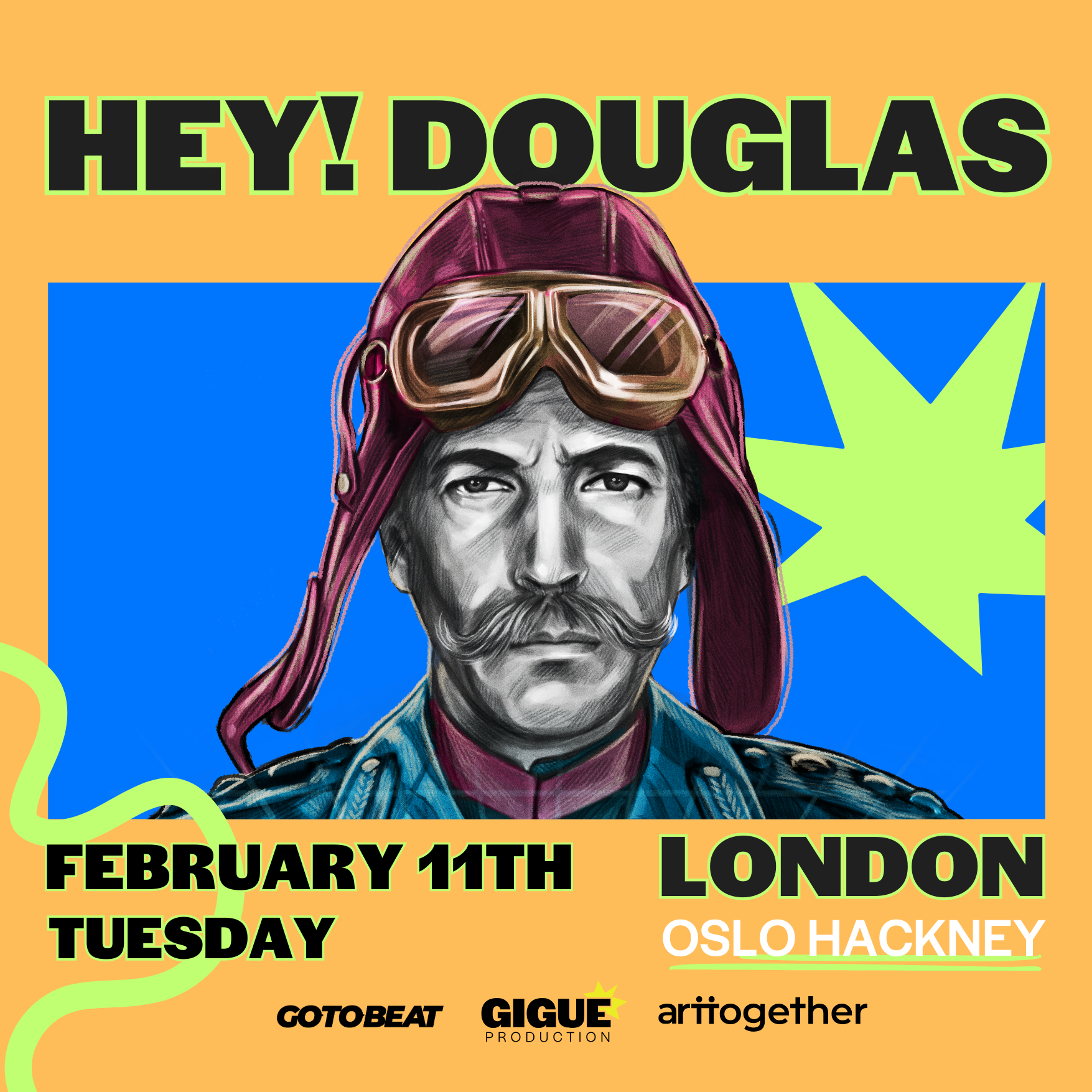 HEY! DOUGLAS POSTER